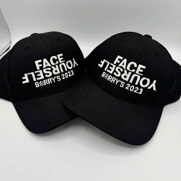 BUNDLE of 2 Barry’s Bootcamp Hats , Face Yourself Challenge 2023 Finisher Prize - Picture 4 of 13